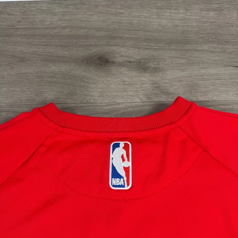 Adidas Chicago Bulls Team Issued Shooting Shirt 2XL XXL Long Sleeve Warm Up 2016